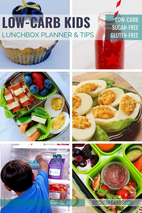 healthy lower-carb lunch box
