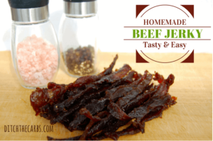 Homemade Beef Jerky | ditchthecarbs.com