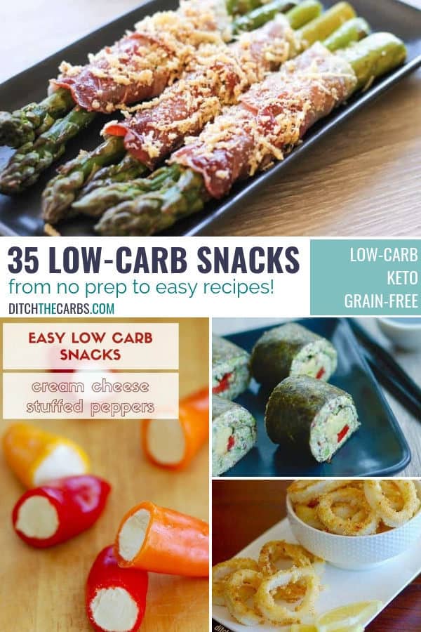 Best Low-Carb Snacks - ever!! 35 ideas to try - easy peasy