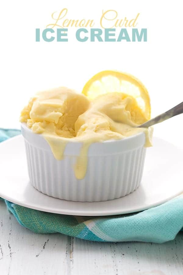 lemo cur sugar-free ice cream in a white bowl