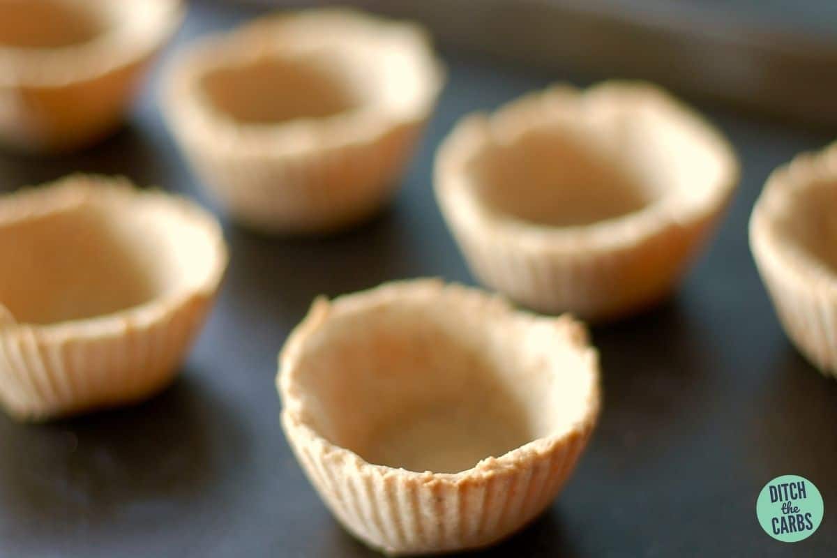 almond flour pastry cases for Christmas fruit pies