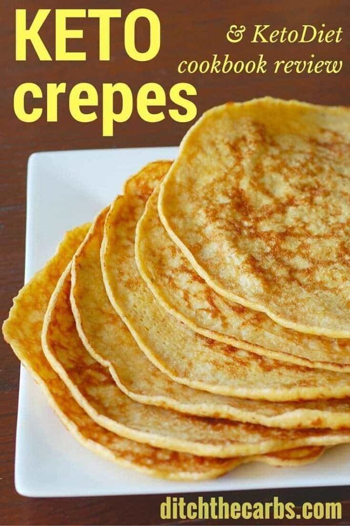 These are the most versatile keto crepes I have ever made. Take a look at the easy recipe and read my book review for Ketodiet cookbook. | ditchthecarbs.com