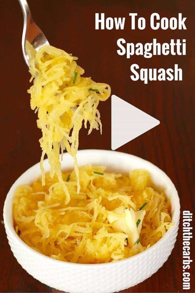 How To Cook Spaghetti Squash Video - Ditch The Carbs
