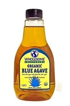 A close up of agave syrup