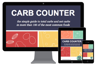 Simple carb counter - total and net carbs for the 100 most common foods. Fruit, nuts, seeds and dairy. | ditchthecarbs.com