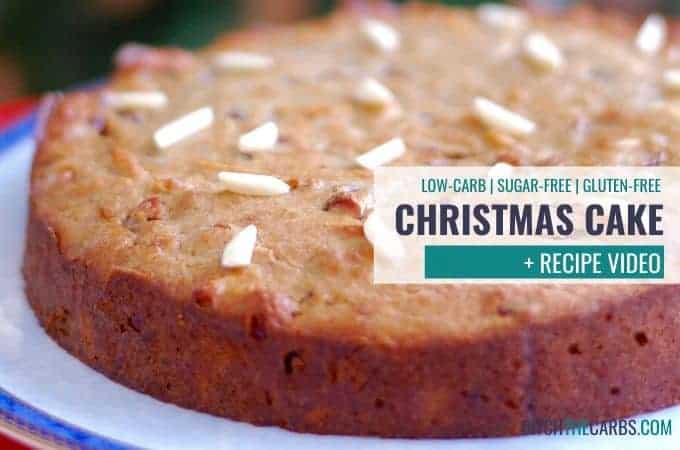 Easy Low Carb Christmas Cake A Simple One Bowl Mix And 6 Variations
