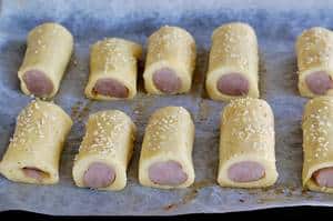 Fat Head sausage rolls have arrived and are going crazy. How to turn a humble sausage into something spectacular . | ditchthecarbs.com