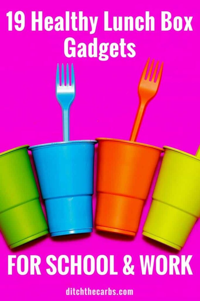 19 Lunch Box Gadgets - that help YOU pack healthy lunches easier - for school AND work!!! We all need help making lunches each day - right?? | ditchthecarbs.com
