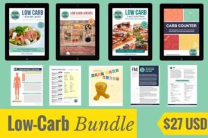 The Ultimate Low-Carb Bundle - everything you need to get started - action plans, guides and healthy fast food. | ditchthecarbs.com