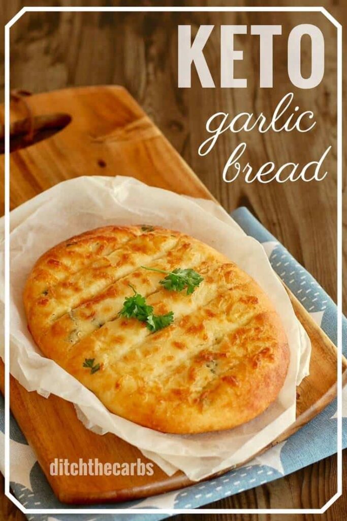 The BEST low-carb bread alternative recipe for cheesy keto garlic bread