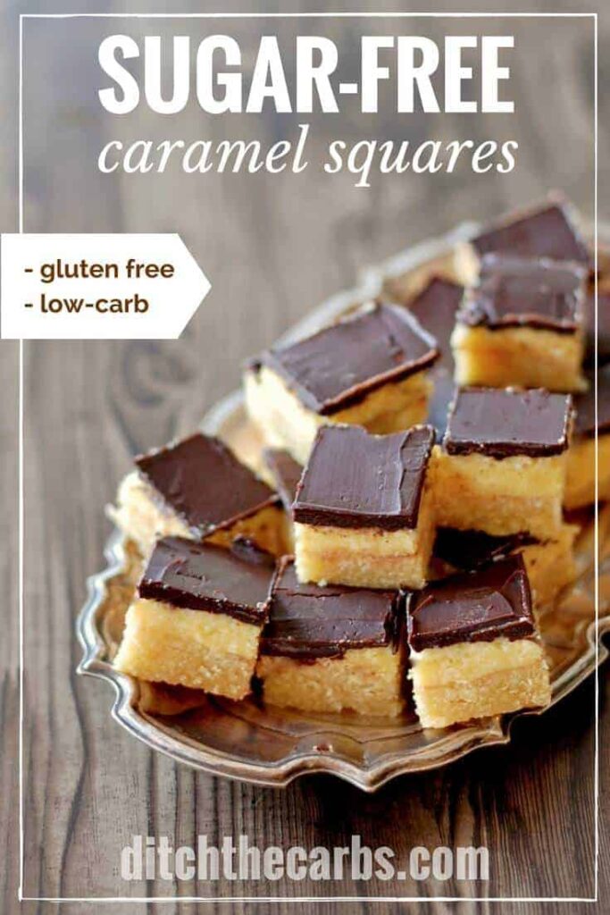 sugar-free caramel squares