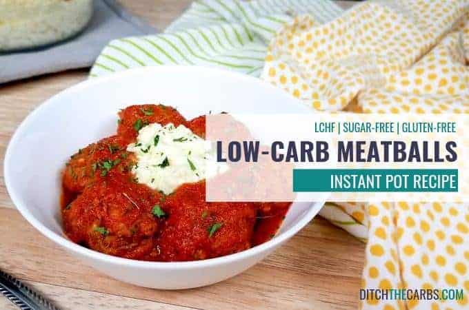 low-carb ground beef recipes - Easy Low-Carb Instant Pot Meatballs (1)