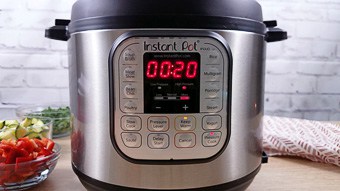 Instant Pot with 20 minute timer