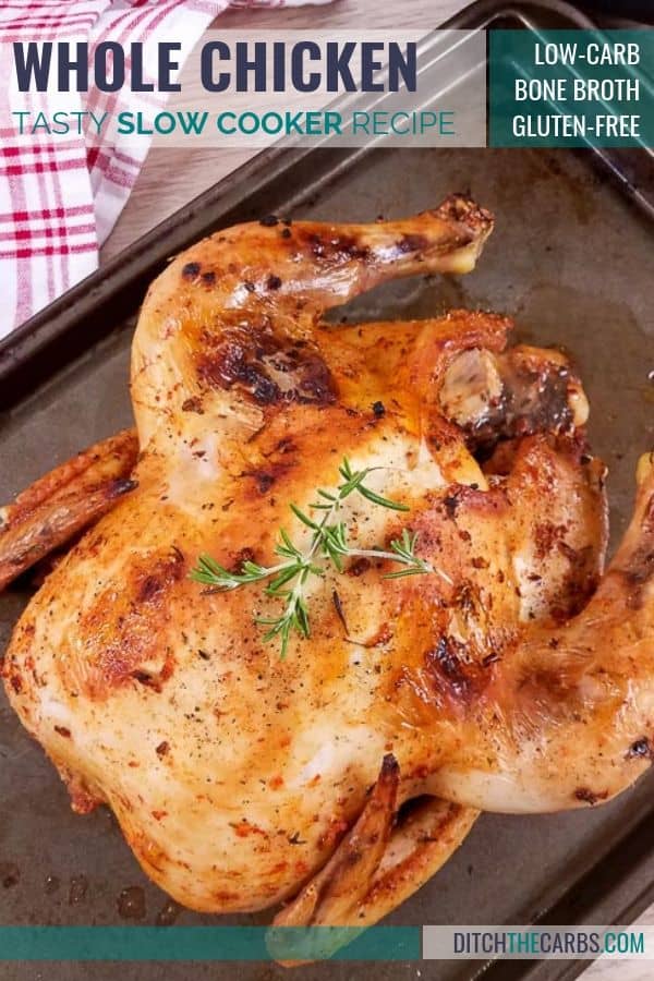 A close up of whole baked chicken