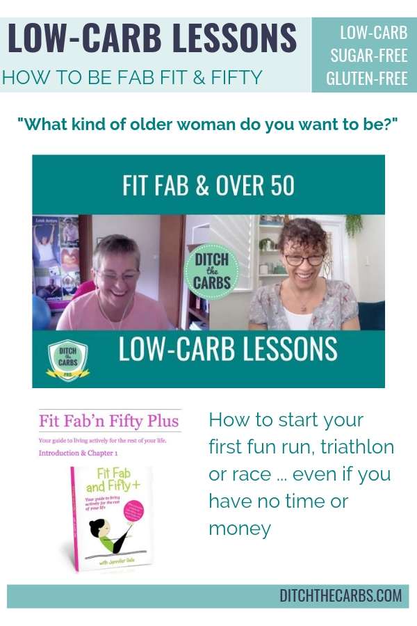 Todayâ€™sÂ low-carb lesson, How To Be Fit Fab and Fifty