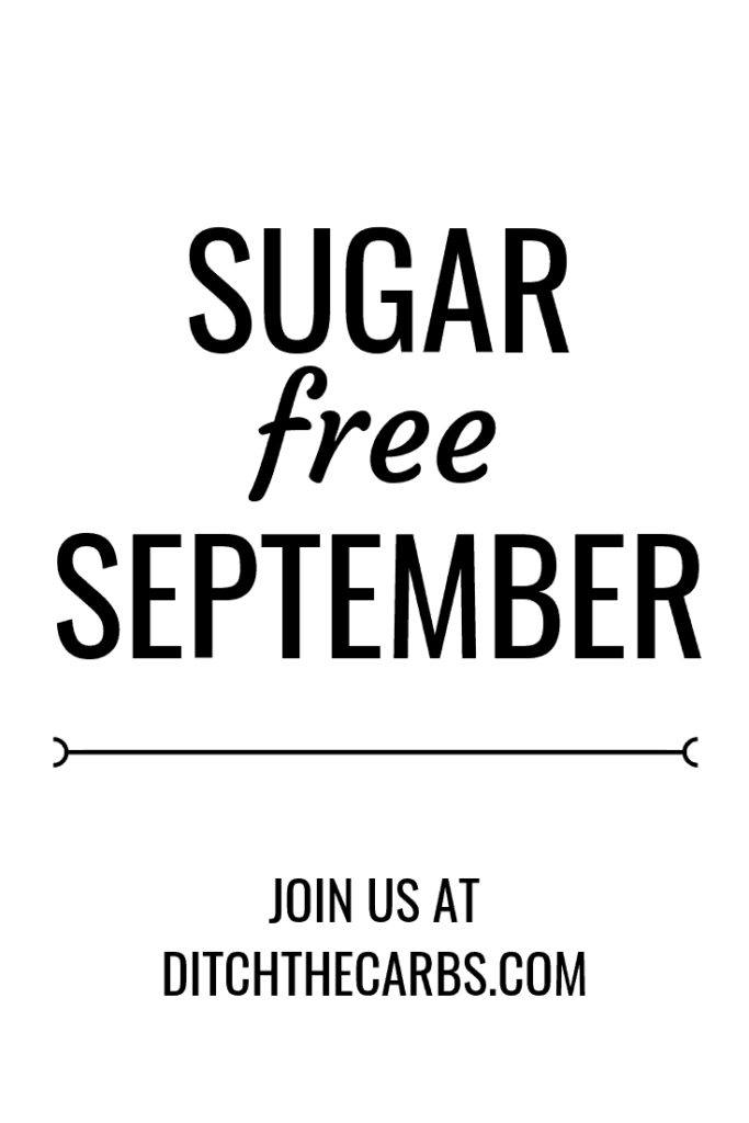 Join Sugar-Free September 2019