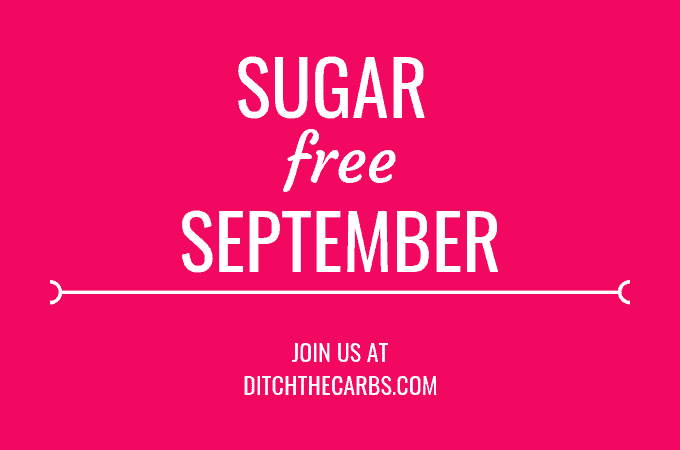 Sugar-Free September heading