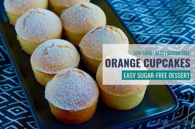 CRAZY secret blender recipe for Sugar-Free Gluten-Free Orange Cupcakes