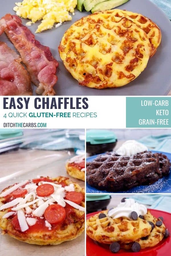 Free Chaffles Cookbook Plus VIDEO + FREE Handbook.