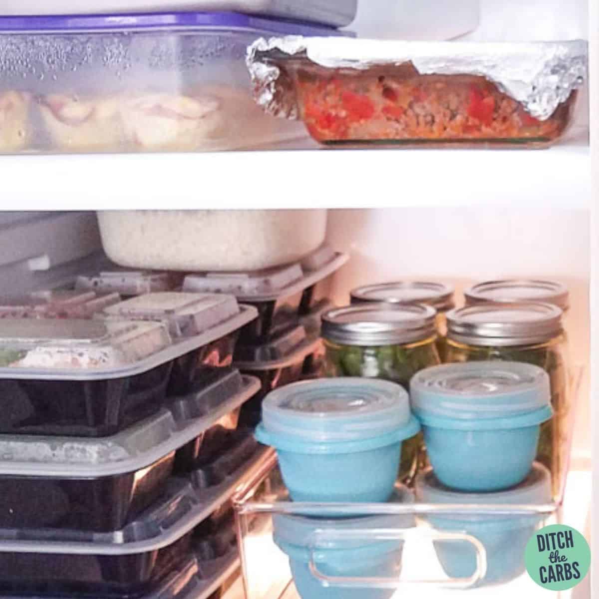 healthy low-carb meal prep for a family of four
