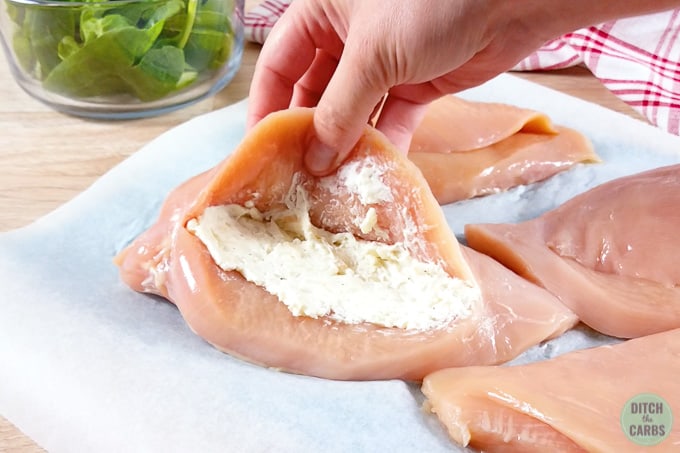 how to prepare keto stuffed chicken