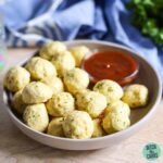 cheesy chicken meatballs high-protein low-carb (HPLC) with sugar-free ketchup
