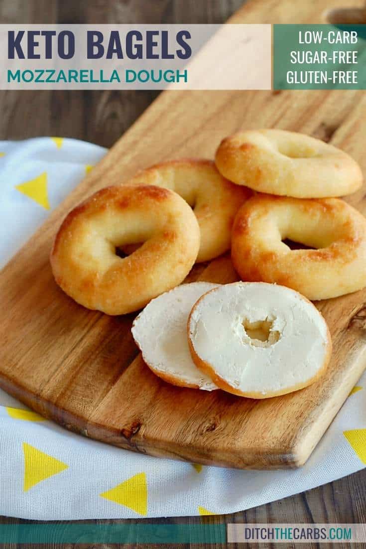 Best Keto Bagels Recipe (Mozzarella Dough) – Ditch The Carbs