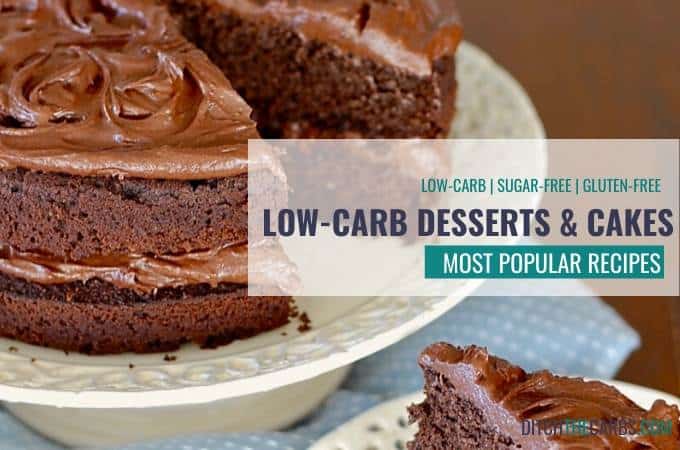 Low Carb Desserts And Cakes Sugar Free Gluten Free