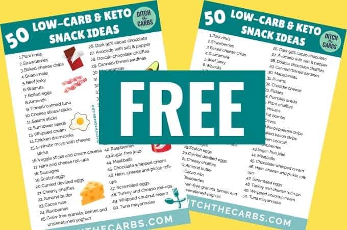 Models of the top 50 keto printable snack ideas