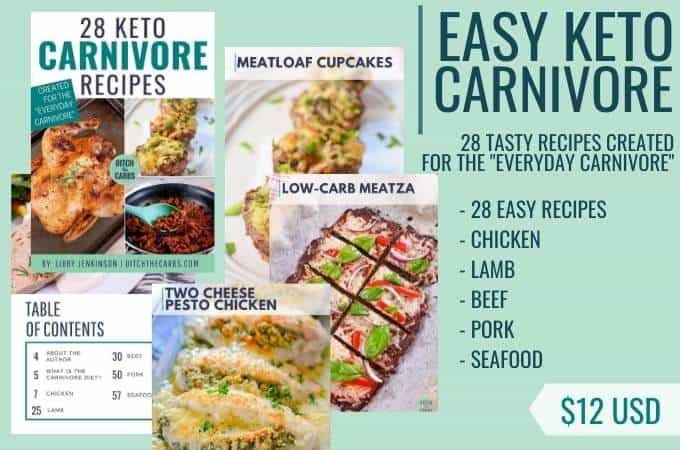 Keto Carnivore Cookbook pages mockups