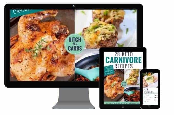 devices mockups for Keto Carnivore Cookbook