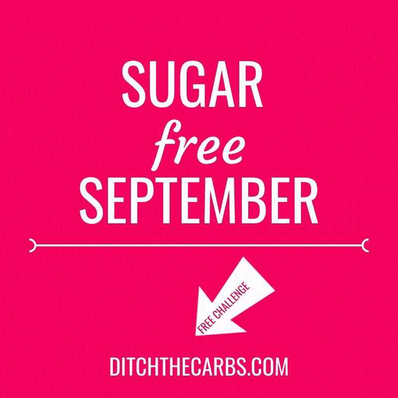 Sugar-free September 2020 promotional image