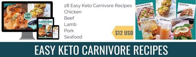 mockups of the keto carnivore cookbook