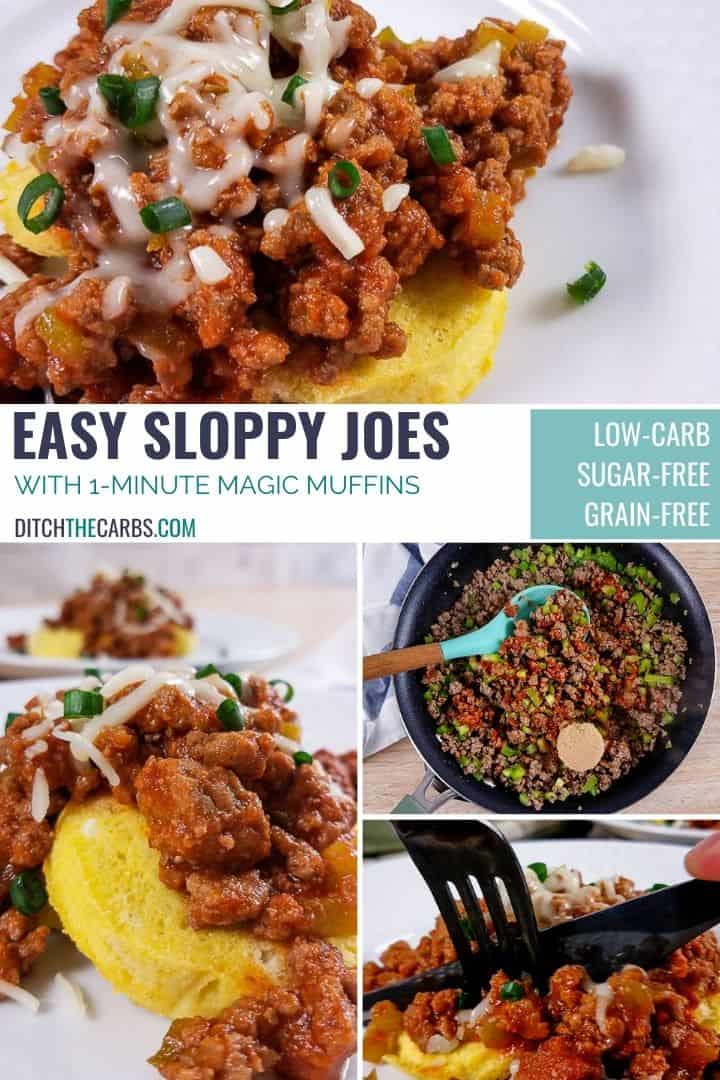 Easy Sloppy Joes with 1-Minute Magic Muffins