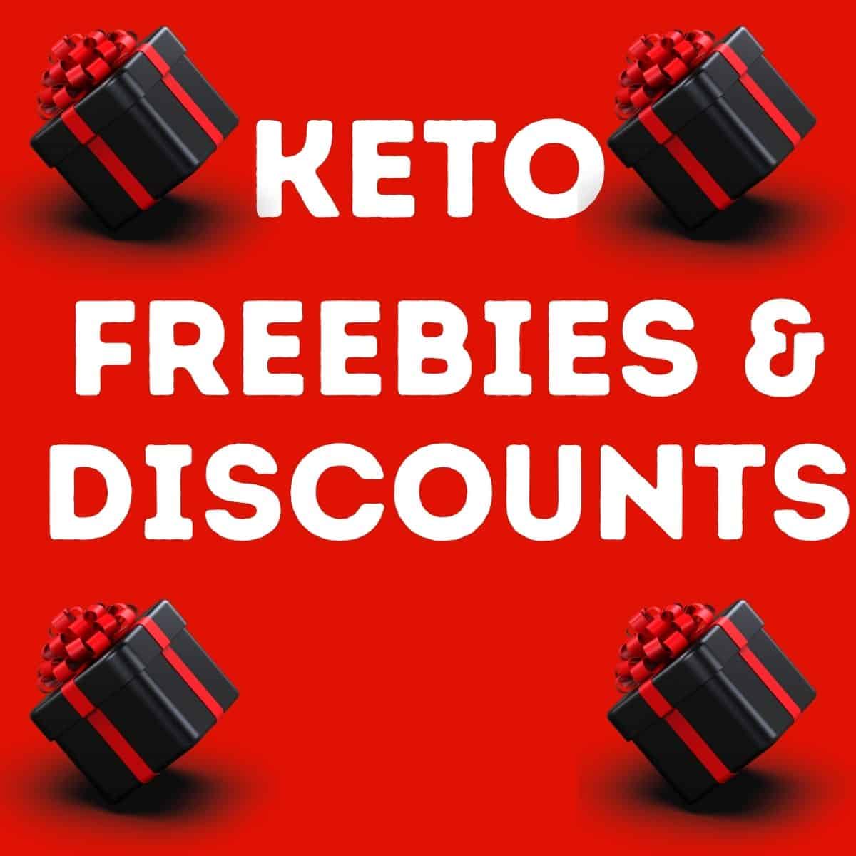 mockups for low-carb keto discounts and special offers