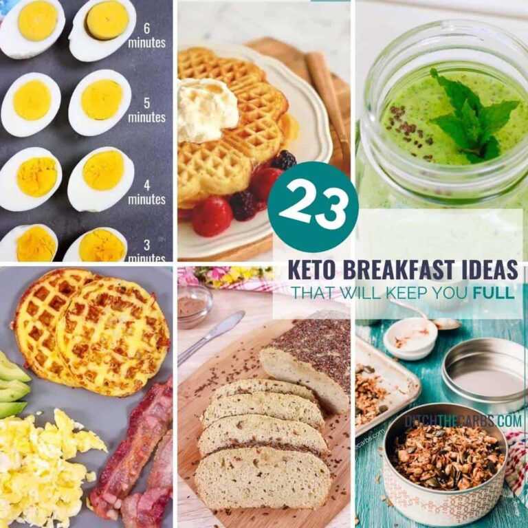 The BEST Easy Low-Carb Breakfast Recipes - Sugar-free & gluten-free