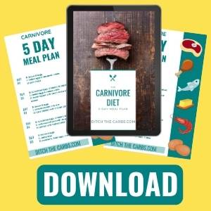 mockup of an ebook with a carnivore cookbook