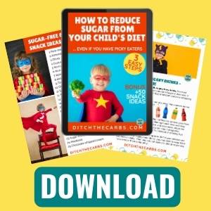 mockup of an ebook with a healthy child