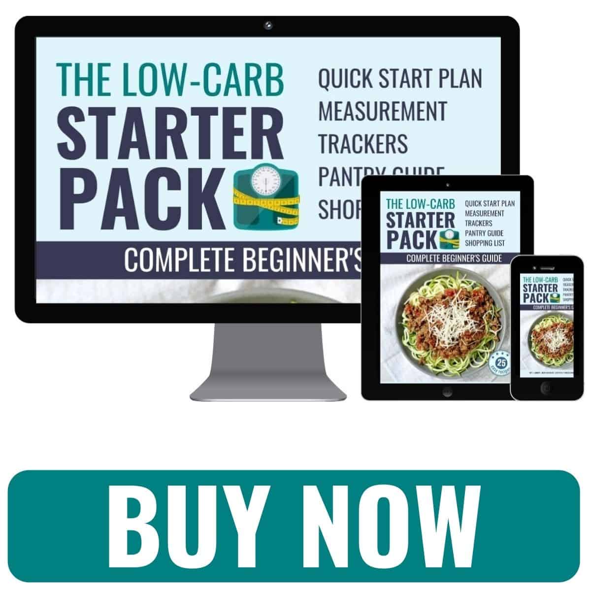 mockup of a low carb and keto starter pack