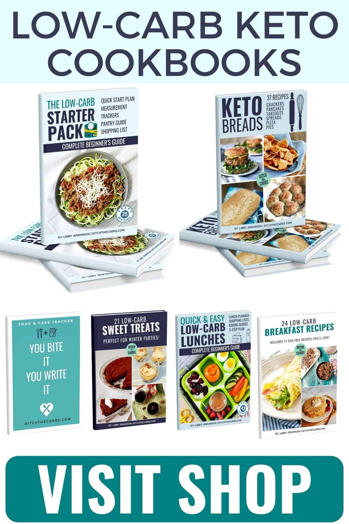 low-carb and keto cookbooks