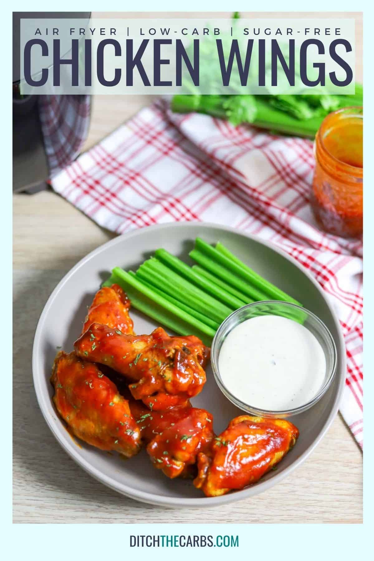 How To Cook Air Fryer Chicken Wings (Keto Chicken) – Ditch The Carbs