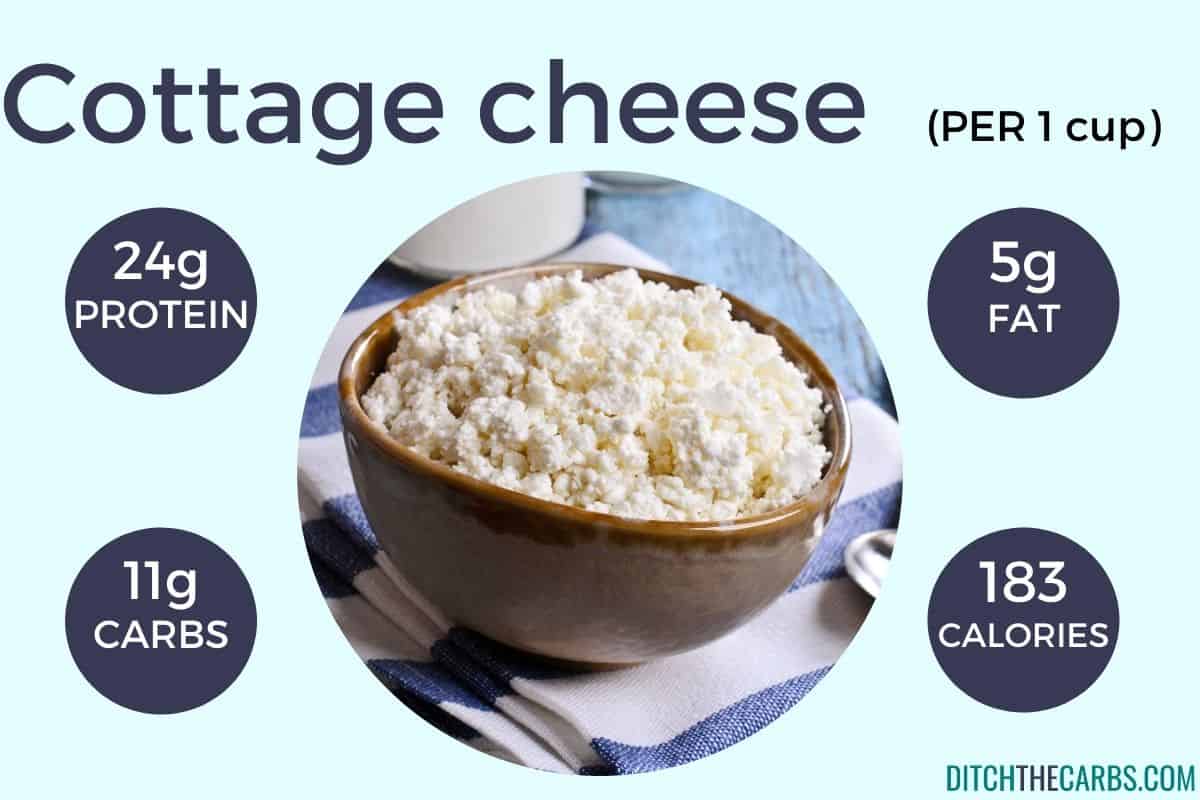 images of high-protein dairy and cottage cheese