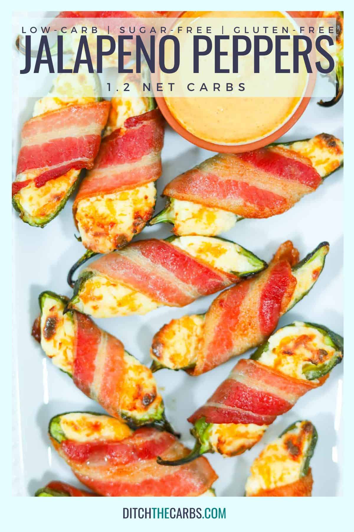 glass dish filled with jalapeno poppers